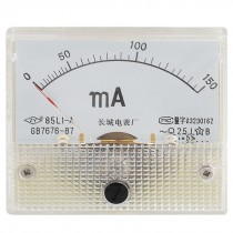 Beige Mounting Head Analog AC 0-150MA Scale Milliampere Meter Panel
