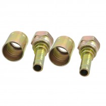 2 Pcs 1/2" NPT Female Threaded Hydraulic Oil Pipe Tube Connectors Couplers