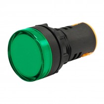 Green LED Indicator Light Pilot Signal Lamp AD56-22DS