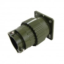 Y28M-10TK Gold Plated 10 Pin Circular Connector AC 500V