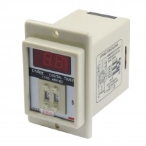AC/DC 12V 8 Pin 1-99 Minute Digital Timer Time Delay Relay Beige ASY-3D