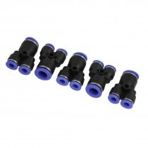 5 Pcs 10mm to 6mm Air Pneumatic Y Shaped Push in Quick Fitting