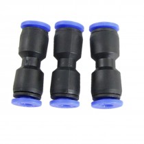 3 Pcs 4mm Push In Pipe Air Pneumatic One Touch Fittings