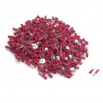 1000 Pcs Red PVC Sleeve Insulating Crimp Terminals for 22-16 AWG