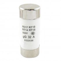 RO17 22mm x 58mm 500V 32A Cylindrical Caps Fuse Replacement