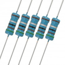 1W 5.1 Ohm 1% Axial Lead Metal Film Resistors 200 Pcs