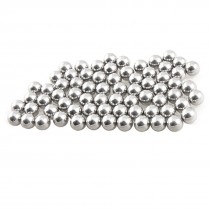 80 Pcs Bicycle Casters Bearing Carbon Steel Balls 5mm 1/5"