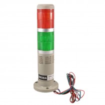 DC 24V Red Green Industrial Signal Tower Flash Warn Lamp Lights