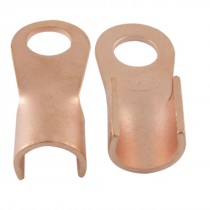 10 Pcs Cable Connectors Copper Passing Through Terminals Lugs 100A