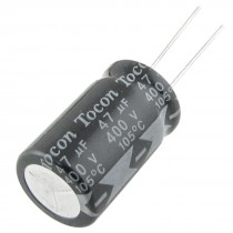 20 Pcs 16x26mm 47uF 400V Alumimum Electrolytic Capacitors