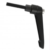 Machinery 25 x 5mm Thread Metal Adjustable Handle Black
