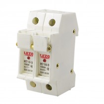 AC 380V 32A 2P 10 x 38mm Cylindrical Fuse Holder with LED