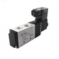 Electrical 4V210 08 DC 24V 4 8W 2 Position 5 Way Solenoid Valve