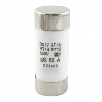RO17 22mm x 58mm 500V 63A Cylindrical Caps Fuse Link