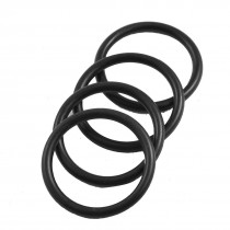 4 Pcs 24mm x 2.2mm x 19.6mm Rubber Oil Sealing O Rings for Mechanical