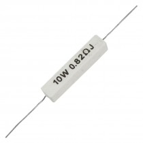 5x Axial Wire Wound Ceramic Cement Resistor 0.82 Ohm 10W