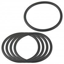 5 Pcs 54mm x 47mm x 3.5mm Flexible Rubber O Ring Seal Washer Black