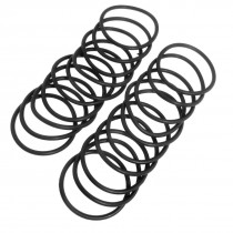 20 Pcs Industrial Flexible Rubber O Ring Seal Gasket 48mm x 55mm x 3.5mm