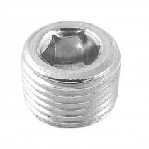 1 8" Thread Diameter Metal Internal Hex Head Socket Pipe Plug ZPSJK