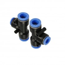 Piping 10mm to 12mm One Touch Fittings T Connector 2pcs