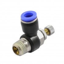 13mm Male Thread Airflow Speed Controller Fittings for 8mm Dia Tube