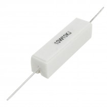 10 Pcs 10K Ohm 5% Ceramic Cement Power Resistor 10W Watt