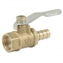 1/2" Female Thread to Hose Tail Connector Ball Valve