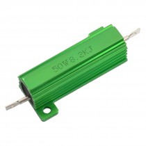 50W Watt 8.2K Ohm 5% Chassis Mounted Aluminum Shell Wirewound Resistor