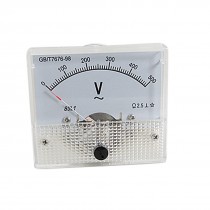 AC 0-500V Rectangle 85L1 Analog Panel Voltage Gauge