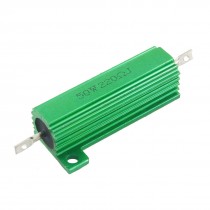 50 Watt 220 Ohm 5% Green Aluminum Shell Wire Wound Resistor