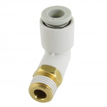 6mm OD Tube to 10mm Male Thread Pneumatic Connector Elbow Air Fitting