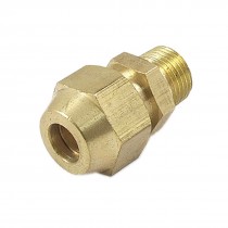 Brass 3 8" Male Thread 15 64" Tube Pneumatic Quick Connector Coupler