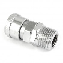 Pneumatic Air Flow Male Thread Quick Connector Coupler
