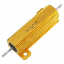 0.01 Ohm 5% 50 Watt Screw Tab Wire Wound Aluminum Case Resistor