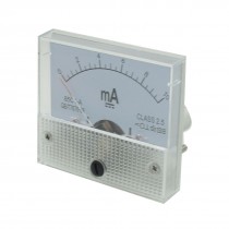 85C1-A DC 0-10mA Analog Ammeter Class 2.5 Accuracy w Install Parts
