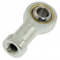 Female Connector SI5T/K 5mm Ball Hole Dia Silver Tone Rod End Bearing