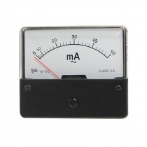 Class 2.5 Accuracy AC 0-50mA Analog Ampere Panel Meter