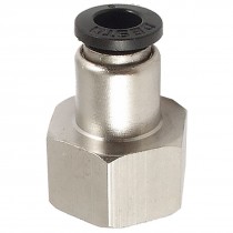 8mm OD Tube to 15mm Female Thread Push In Quick Fitting