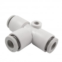 6mm Air Tube Three Way Tee Shape Push in Quick Connector Union Fitting