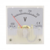 Plastic Housing AC 0-300V Scale Volt Panel Meter Gauge 45mmx45mm