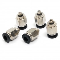 5 Pcs 4mm Air Pneumatic Push in Quick Joint Fittings Hnhfd