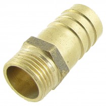 16 2mm OD Threaded 16mm Pneumatic Air Gas Hose Barbed Fitting Coupling