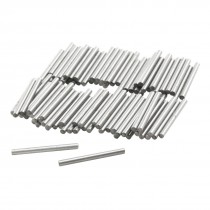 100 x 1.4mm x 15.8mm Straight Round Bar Dowel Pins Fasten Elements