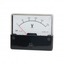 Fine Adjustable Dial Panel Meter Voltmeter DC 0-250V