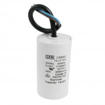 CBB60 AC 450V 16uF 5% Cylinder Motor Run Capacitor