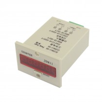 JDM11-6H Resettable 0-999999 LED Display Panel Digital Counter DC 24V