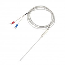 K Type 110mm x 5mm Temperature Controller Earth Thermocouple Probe 2M