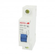 AC 230/400V 40A 1 Pole 1P On/Off Switch Miniature Circuit Breaker DZ47-63 C40