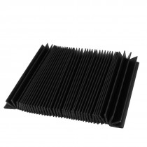 Flexible Organ Shaped Black Plastic Dust Cover for CNC Machine