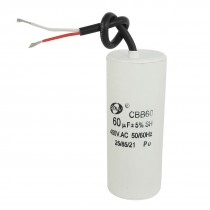 CBB60 AC 450V 60uF Cylindrical Non Polar Motor Capacitor